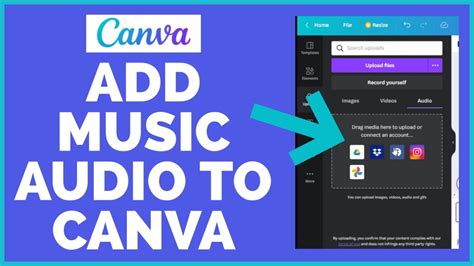 can you add music in canva?