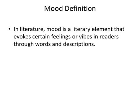 mood definition in poetry: the rhythm of the soul