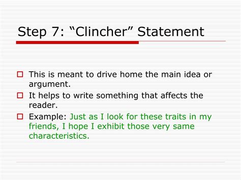 What's a Clincher in an Essay? – A Detailed Analysis of Closing Statements in Academic Writing